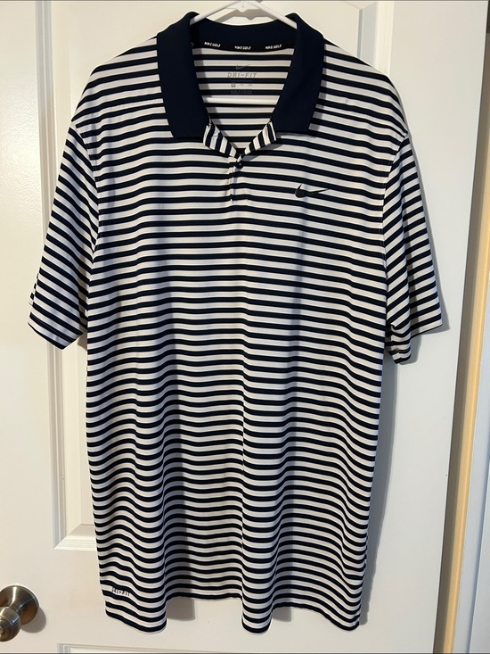 Nike Other - Nike Men’s Black & White Striped Dri-FIT XXL
